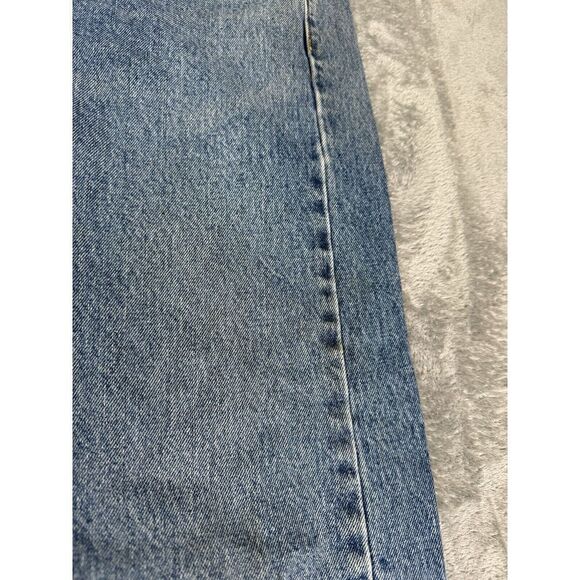 Levi's 505 Regular Fit Straight Leg Jeans Men's Size 34x30 Blue - Picture 8 of 14